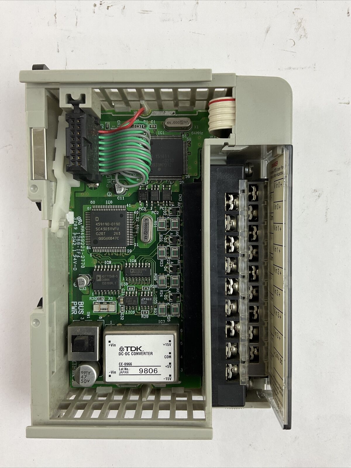 ALLEN BRADLEY 1769-IF4 SER B REV 2 F/W REV 2.1 COMPACT I/O 4 CHNL ANALOG INPUT