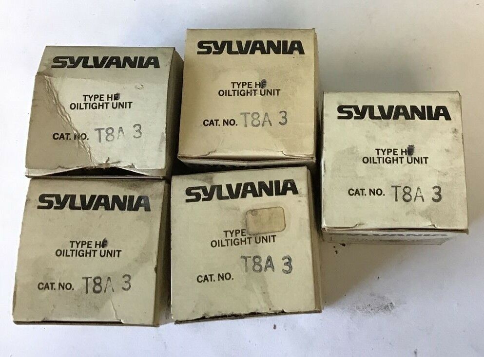 SYLVANIA T8A3 PUSHBUTTON OILTIGHT UNIT ***LOTOF5***
