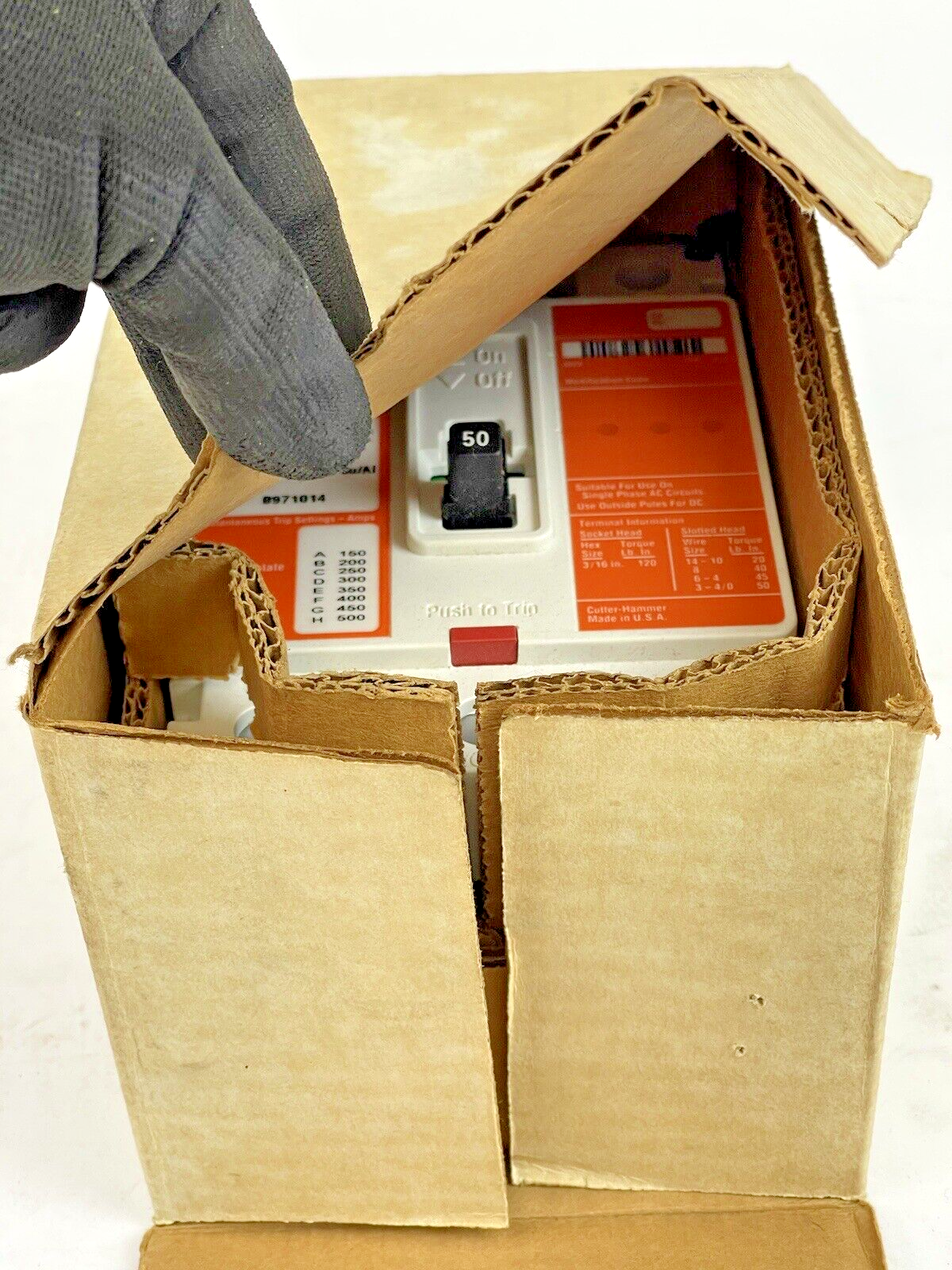 CUTLER-HAMMER - HFDM050KM - MINING CIRCUIT BREAKER - 50 AMP, 3 POLE, 600 VAC