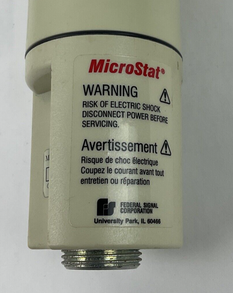 FEDERAL SIGNAL MSL4 MICROSTAT STACK LIGHT 120VAC 50/60HZ 1.0AMPS TYPE 4X