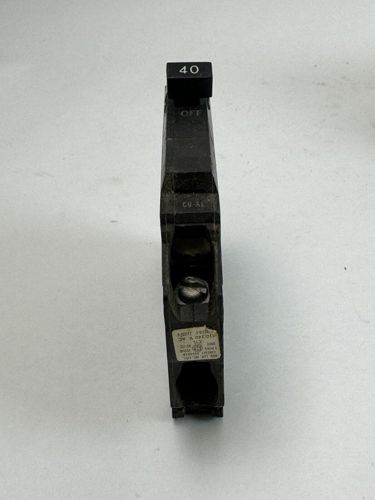 GE **LOT OF 6** THQP140 - CIRCUIT BREAKERS - 1 POLE, 40 A, 240 VAC