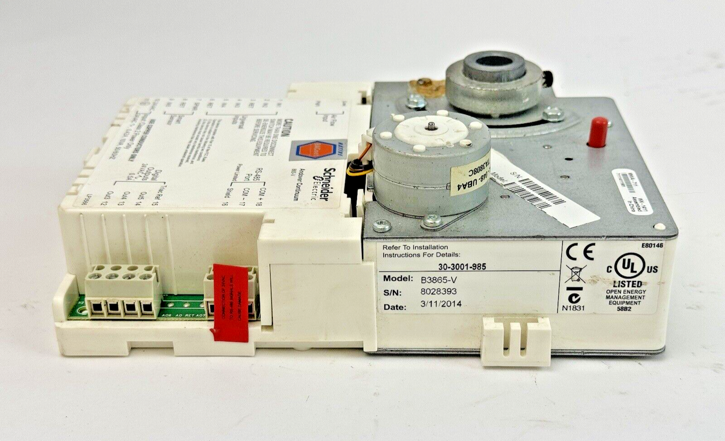 SCHNEIDER ELECTRIC - B3865-V - ANDOVER CONTINUUM 865-V - BACNET CONTROLLER