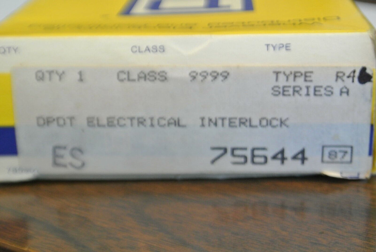 SQUARE D / 9999 R46 / ELECTRICAL INTERLOCK / DPDT / NEW SURPLUS