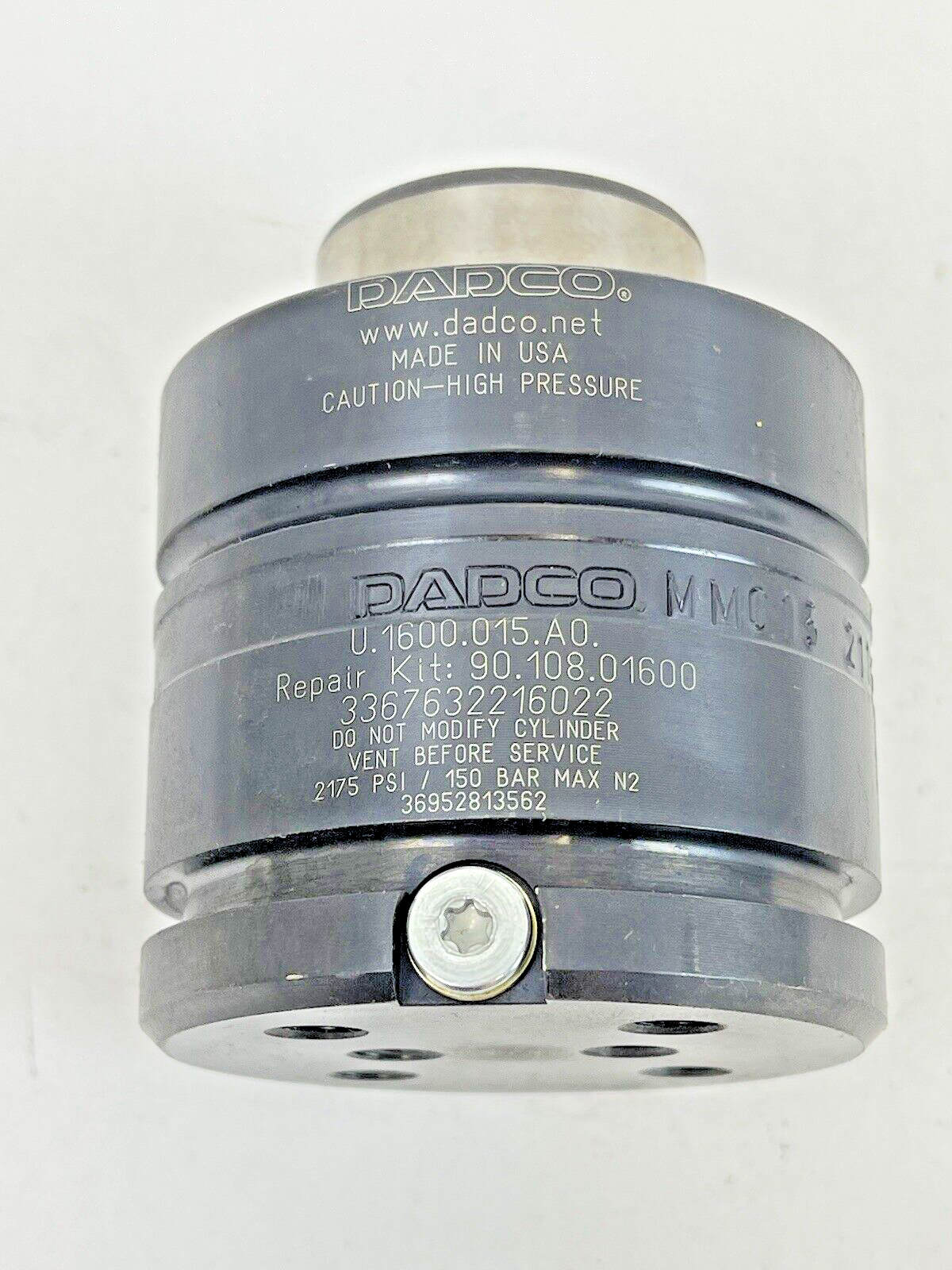DADCO - U.1600.015 - NITROGEN GAS SPRING - 2175 PSI - 150 BAR - ULTRA FORCE
