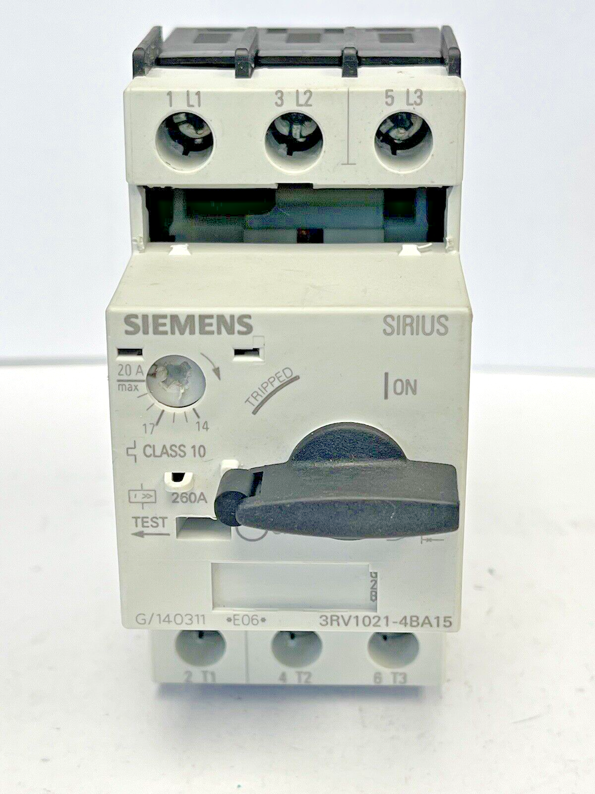 SIEMENS - 3RV1021-4BA15 - CIRCUIT BREAKER / MOTOR PROTECTOR