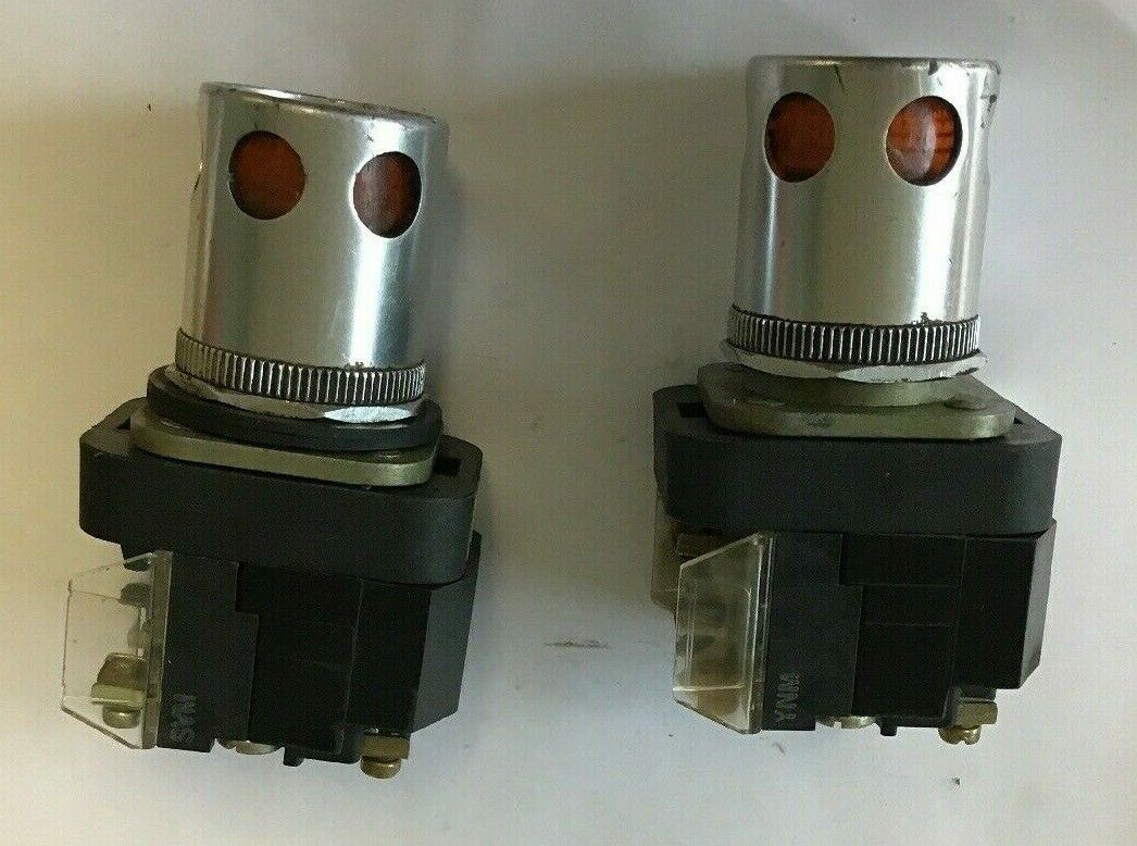 ALLEN BRADLEY 800T-PA16 AMBER PUSH BUTTON SER.T 120V 50/60HZ **(LOTOF2)**
