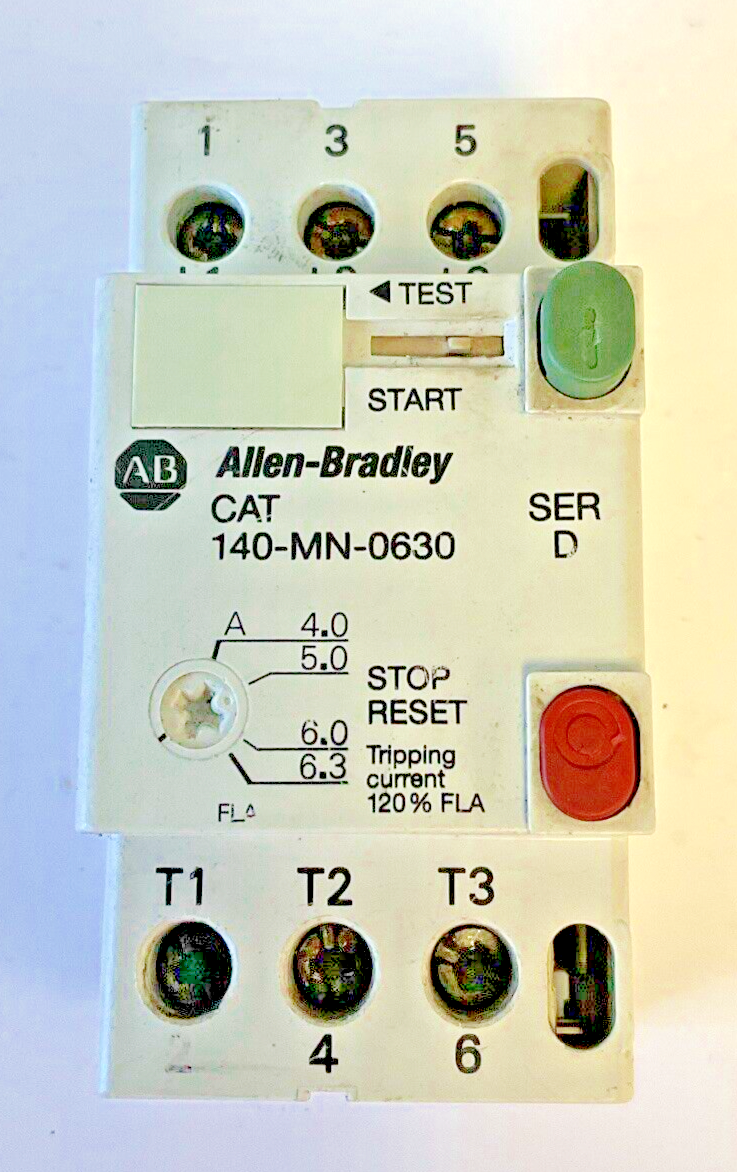 ALLEN-BRADLEY 140-MN-0630 CIRCUIT BREAKER 16A 600V 3PH