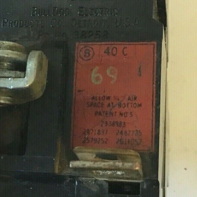 BULL DOG P215 PUSHMATIC BREAKER 2POLE 120/240VAC