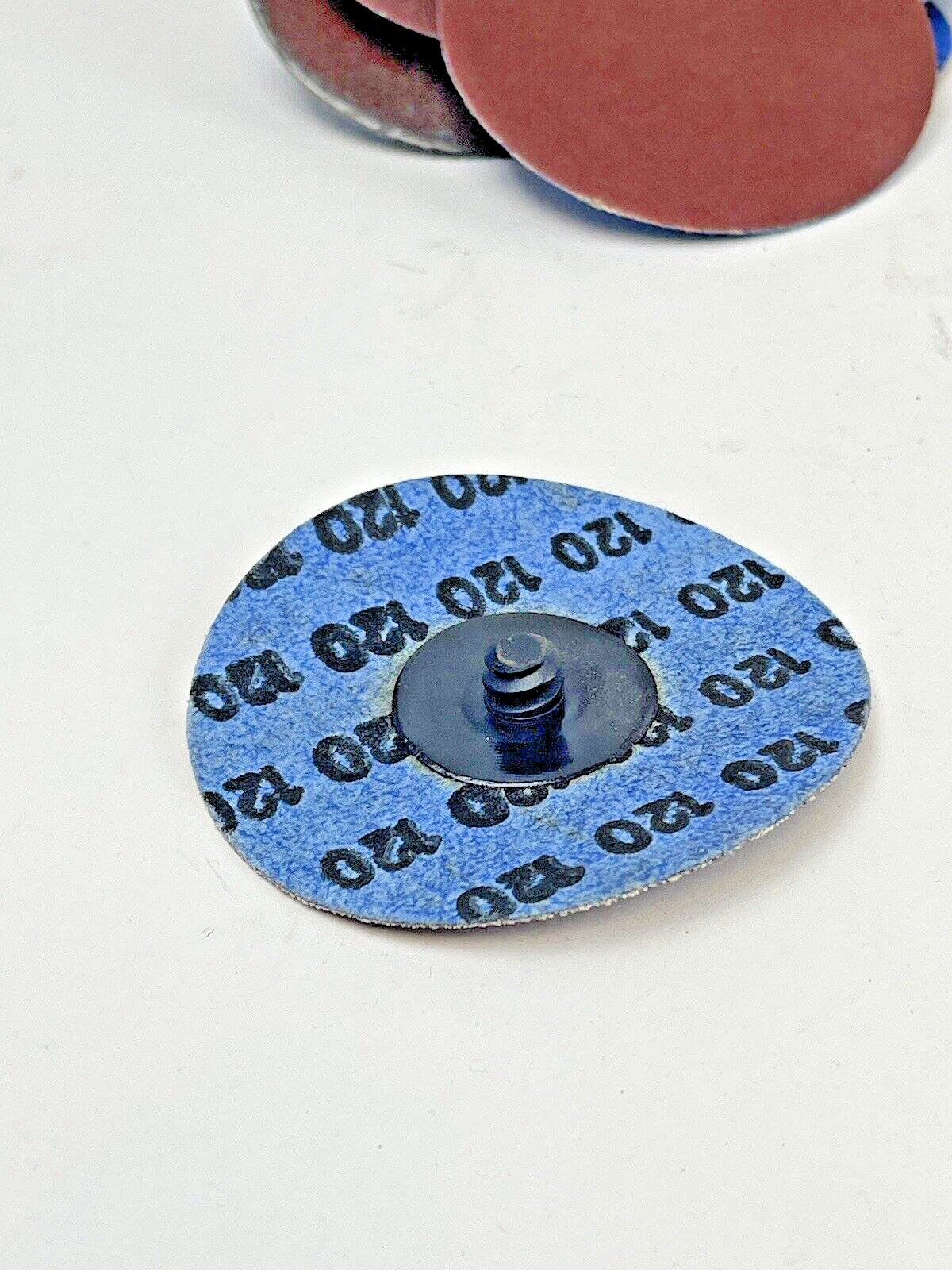 TRU-MAXX *BOX OFF 57* 65227050- TYPE R -Qck Change Disc: 3″,120 Grit,A/O,Coated