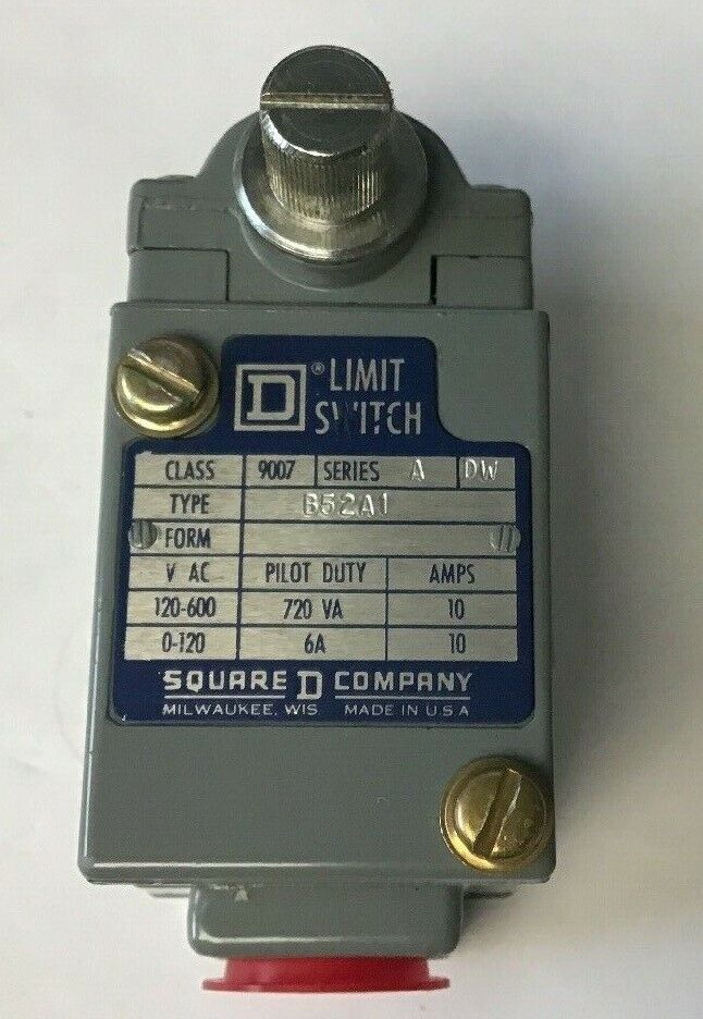 SQUARE D 9007 B52A1 TURRET HEAD LIMIT SWITCH SER. A