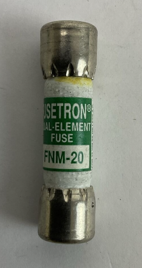 FUSETRON FNM-20 DUAL ELEMENT FUSE 20AMP 32VAC (BOX OF 10)