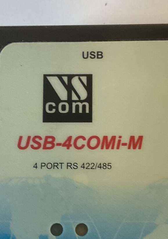 VS COM USB-4COMI-M CONNECTOR DB9-MALE 5VDC 1.6 4 PORT RS 422/285