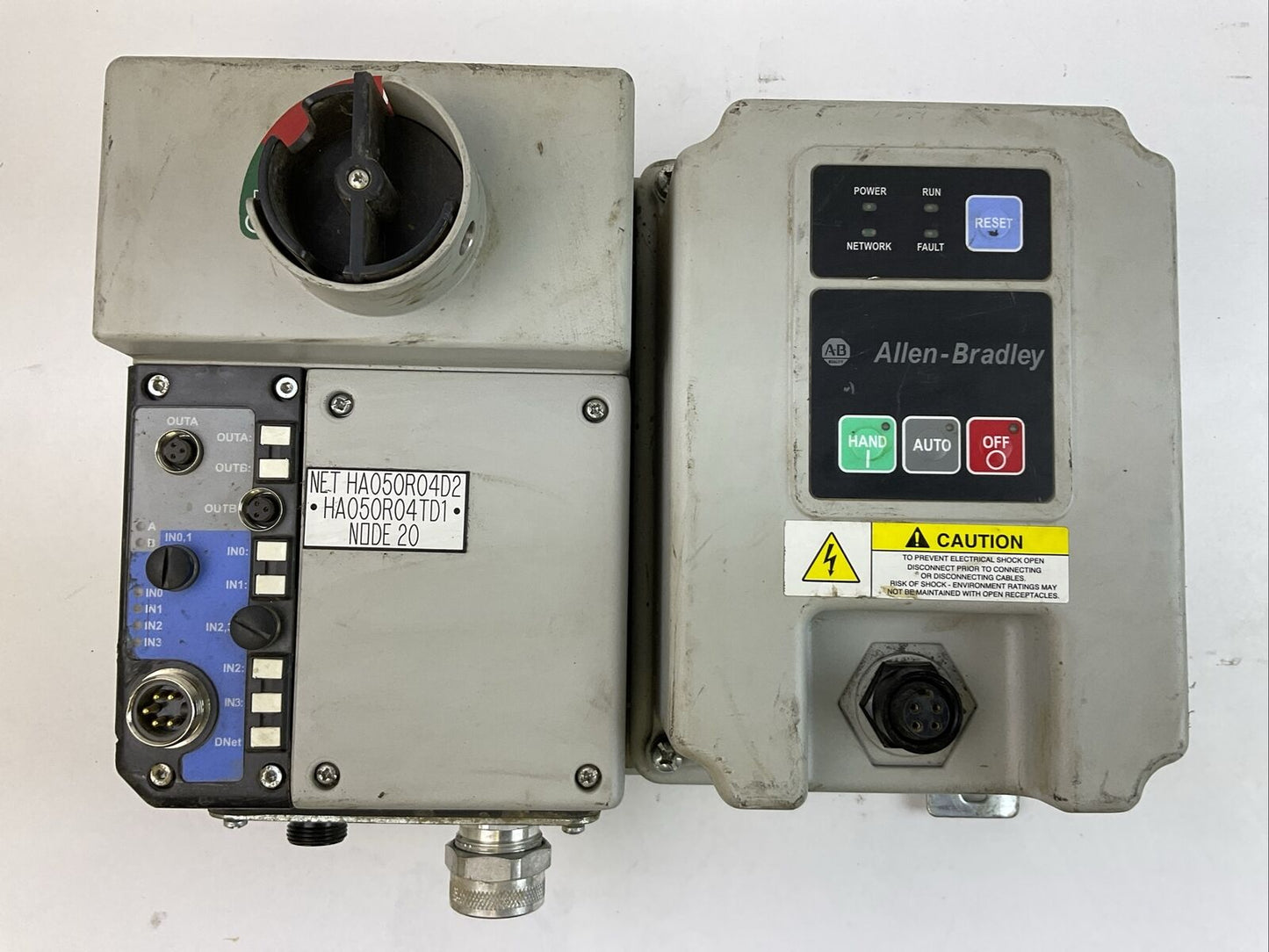 ALLEN BRADLEY 280D-FN-10-R SER C ARMORSTART BASE 280D-F12Z-10C-GRW-3-P1 CONTROL