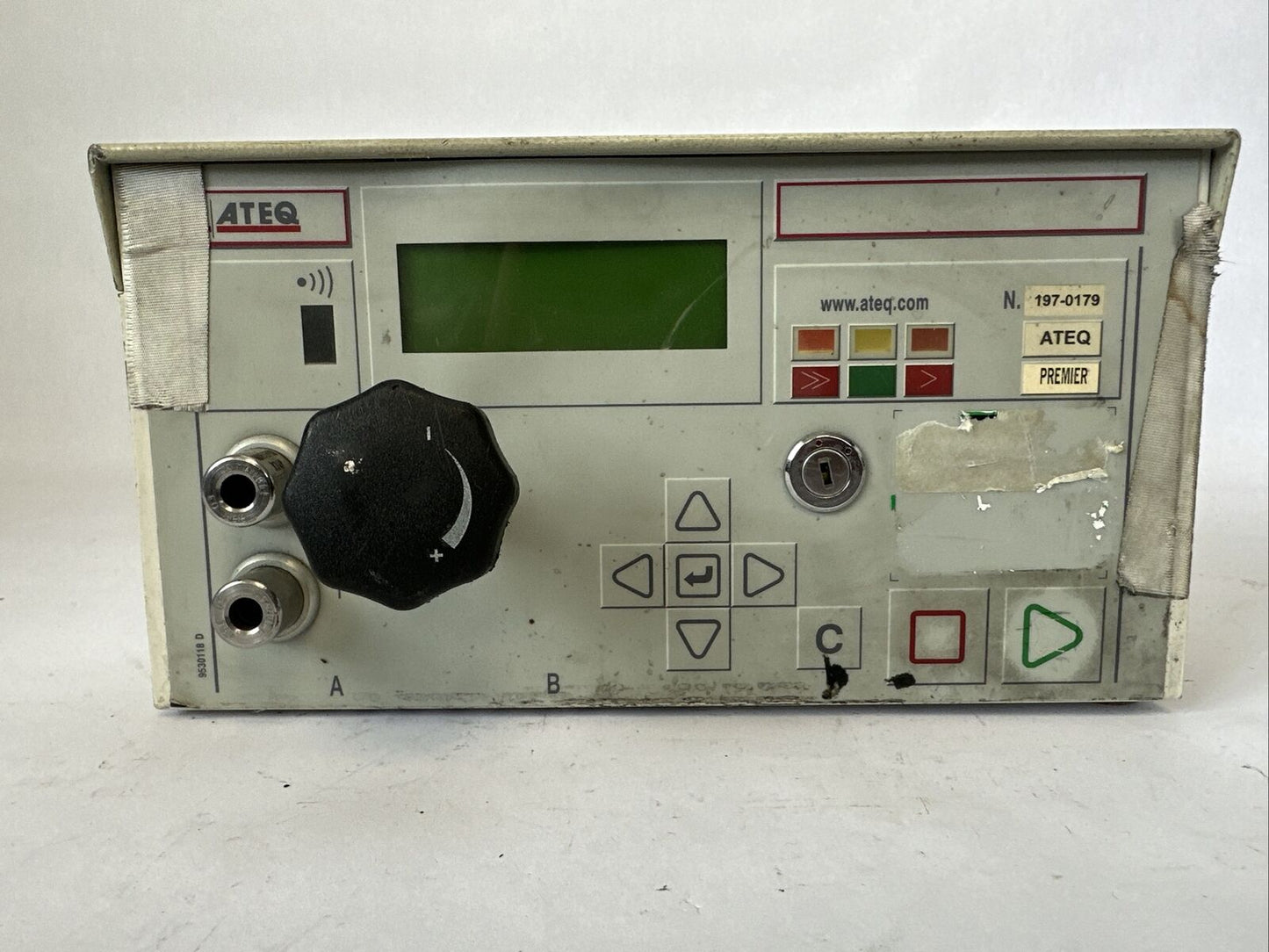 ATEQ 197-0179 LEAK TESTER 24VDC NO POWER CORD NO KEY G520
