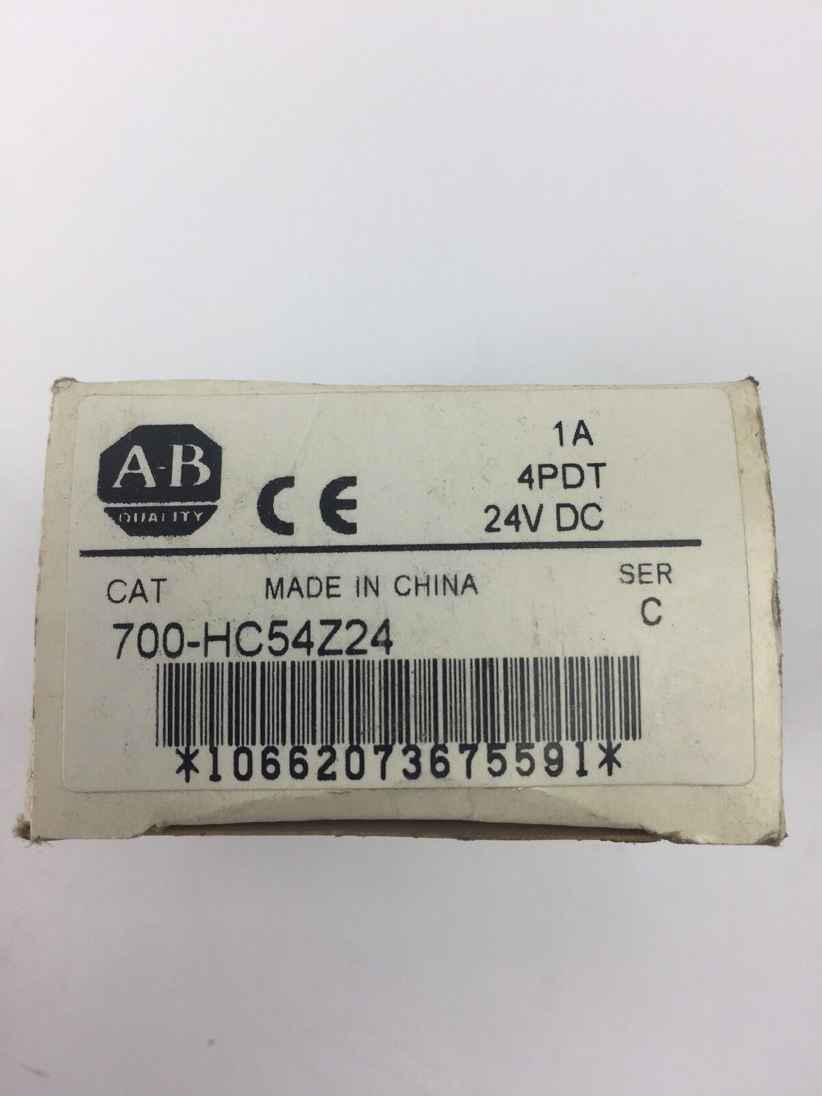 ALLEN BRADLEY 700HC54Z24 CONTROL RELAY 1A 4PDT 24VDC SERIES C