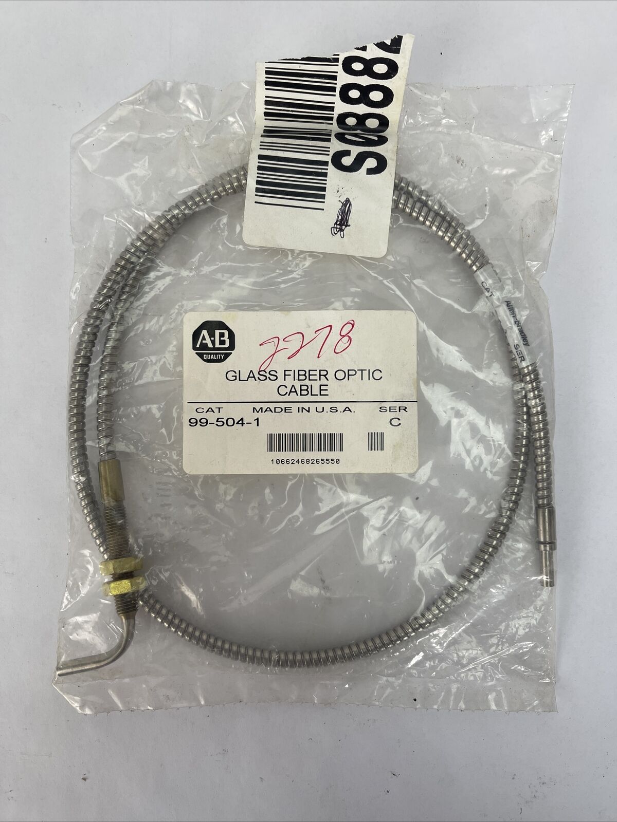 ALLEN BRADLEY 99-504-1 GLASS FIBER OPTIC CABLE SER C