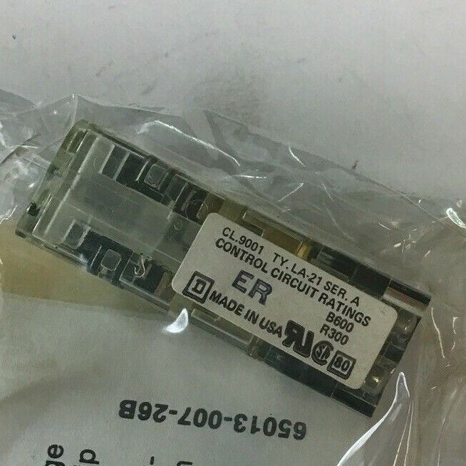 SQUARE D 9001 LA-21 CONTACT BLOCK SER.A ***LOTOF23***