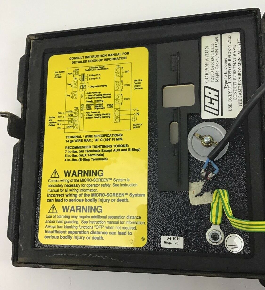 BANNER USCD-1T2 MICRO SCREEN CONTROL BOX