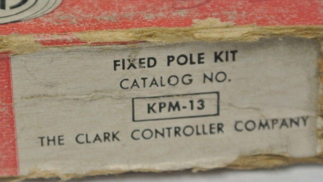 JOSLYN CLARK KPM-13 AUXILIARY CONTACT / FIXED POLE KIT, CLOSED TOP - NEW SURPLUS
