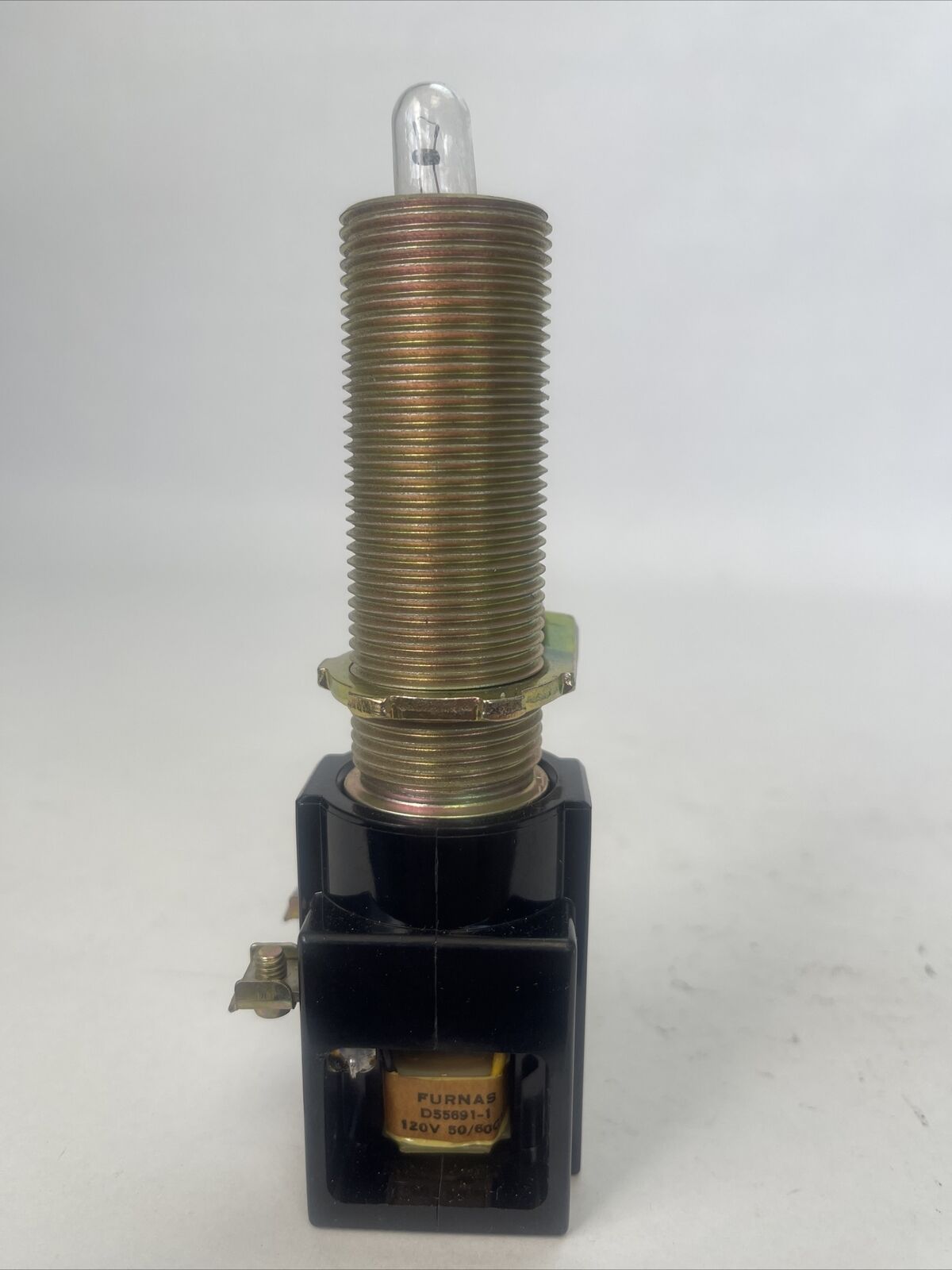 FURNAS 51PA5G2LB PILOT LIGHT LONG BUSHING TRANSFORMER TYPE 120VAC NEMA 7,9