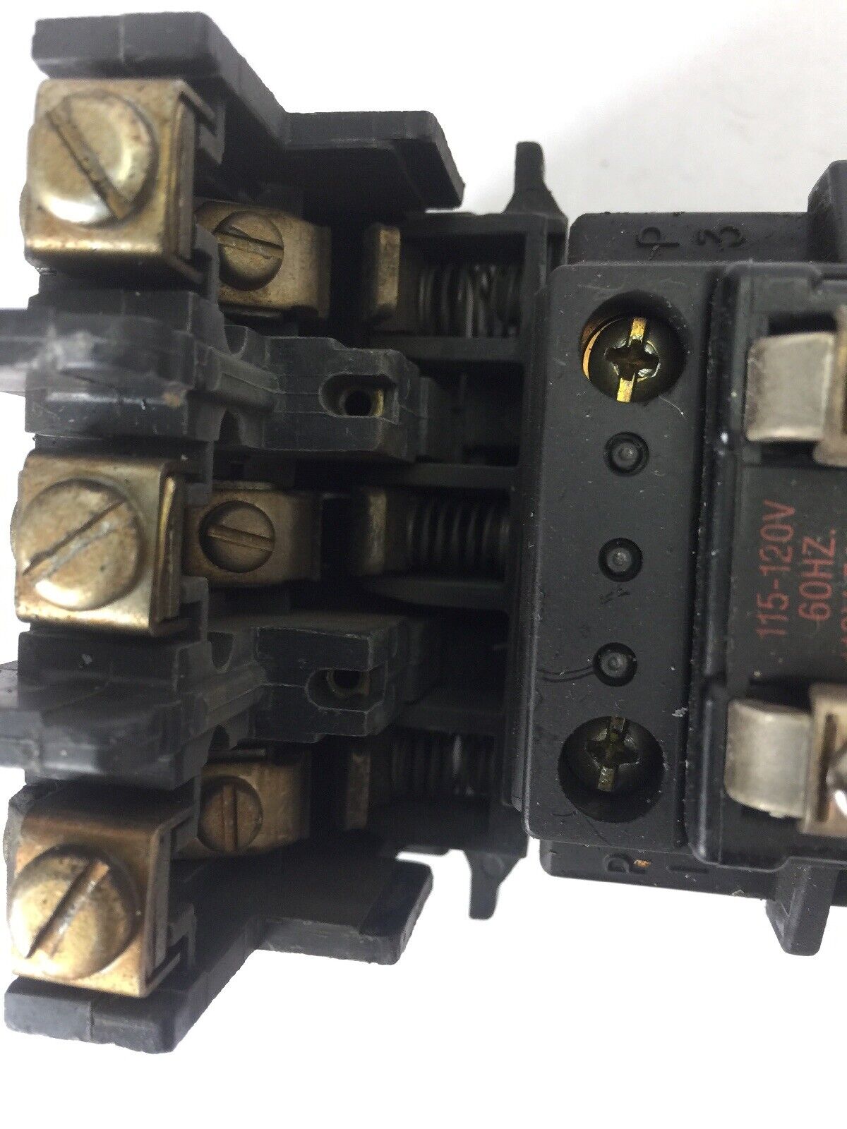 ALLEN BRADLEY 509-B0D SIZE 1 STARTER 600VAC 27AMP 10HP W39 HEATERS 120V COIL