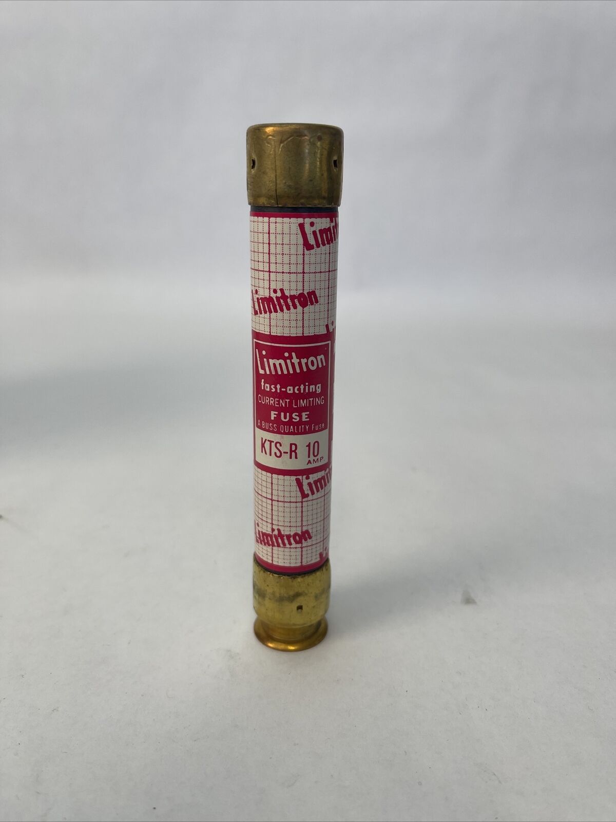 BUSSMAN KTS-R10 FAST ACTING CURRENT LIMITING LIMITRON FUSE 10A 600VAC(LOT OF 10)