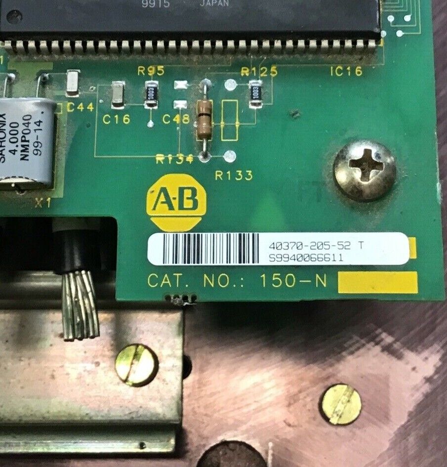 ALLEN BRADLEY 150-A54NB MOTOR CONTROLLER SER.A 50/60HZ 3 PHASE 460V 54A