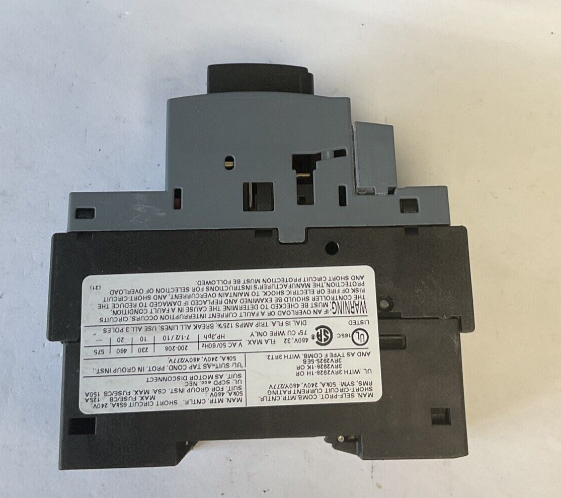 SIEMENS 3RV2021-4EA15 CIRCUIT BREAKER 400A CAT.A