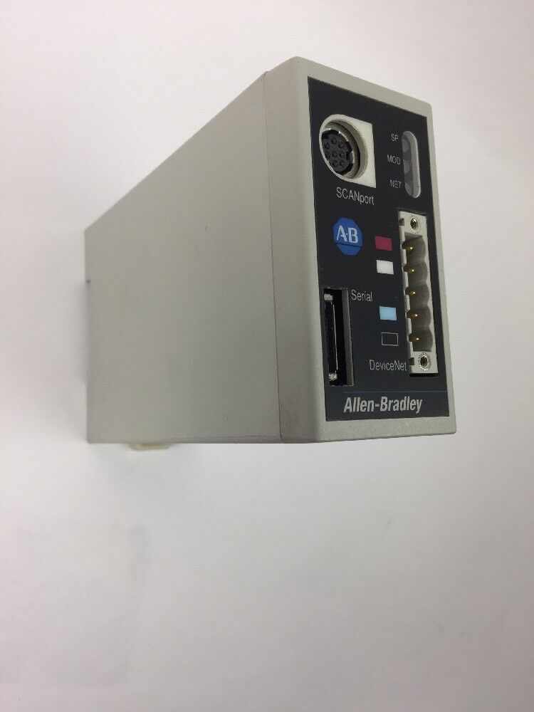 ALLEN BRADLEY 1203-GU6 COMMUNICATION MODULE DEVICENET 24VDC SCANPORT 12VDC