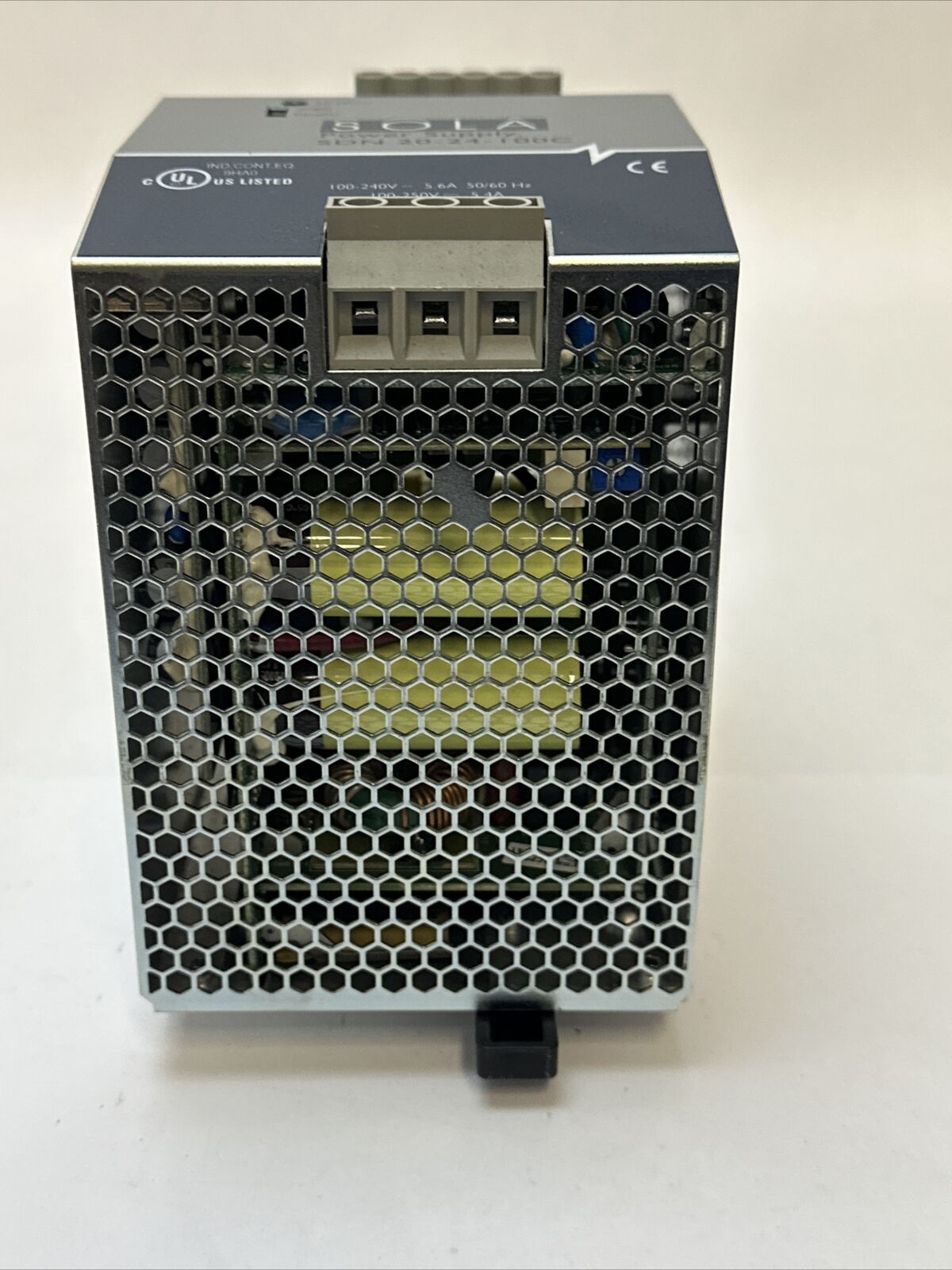 SOLA SDN 20-24-100C POWER SUPPLY 24VDC 20A 100-240VAC 5.6A 100-250VDC 5.4A