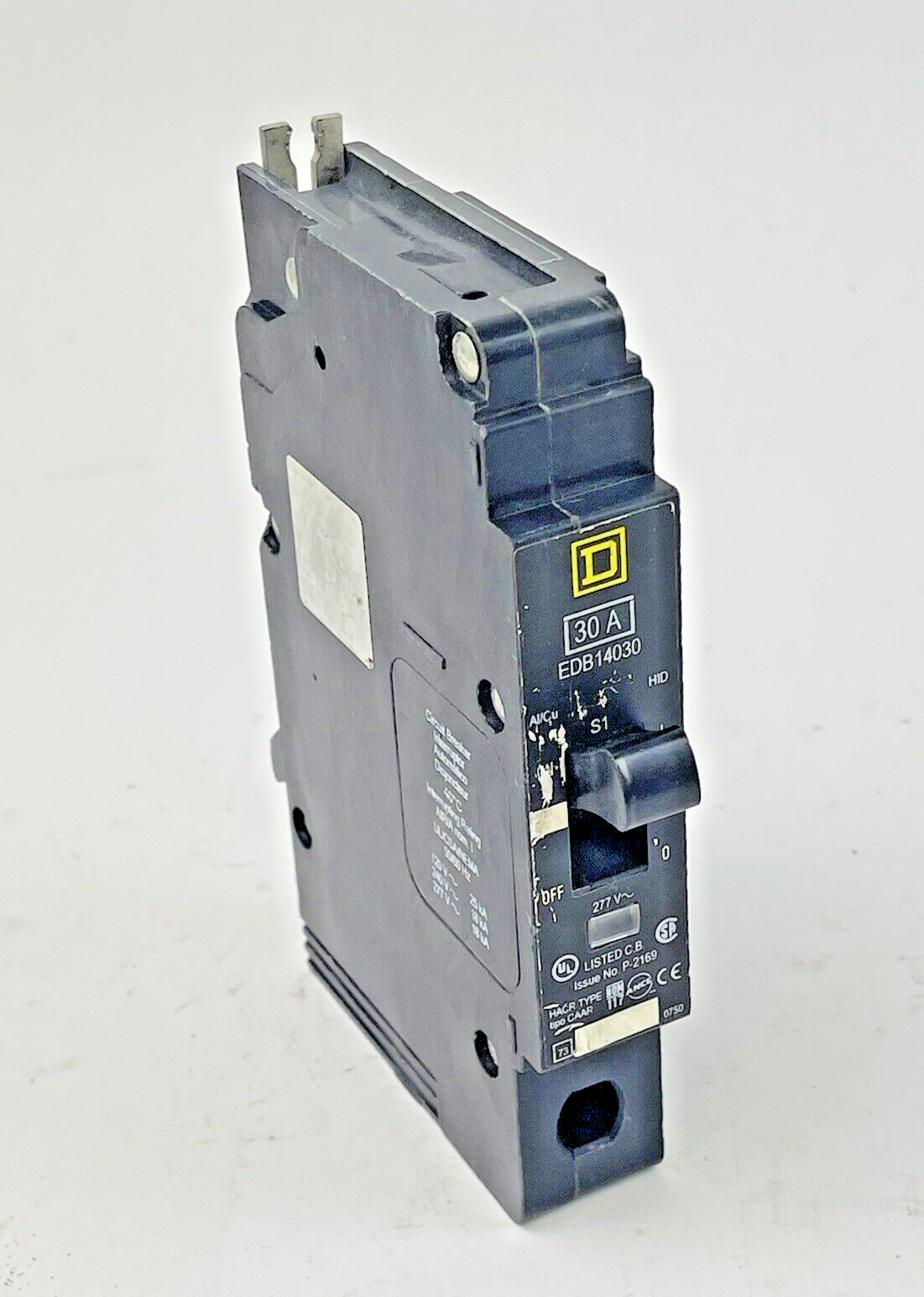 SQUARE D - EDB14030 - CIRCUIT BREAKER - 30A/1 POLE/277 VAC