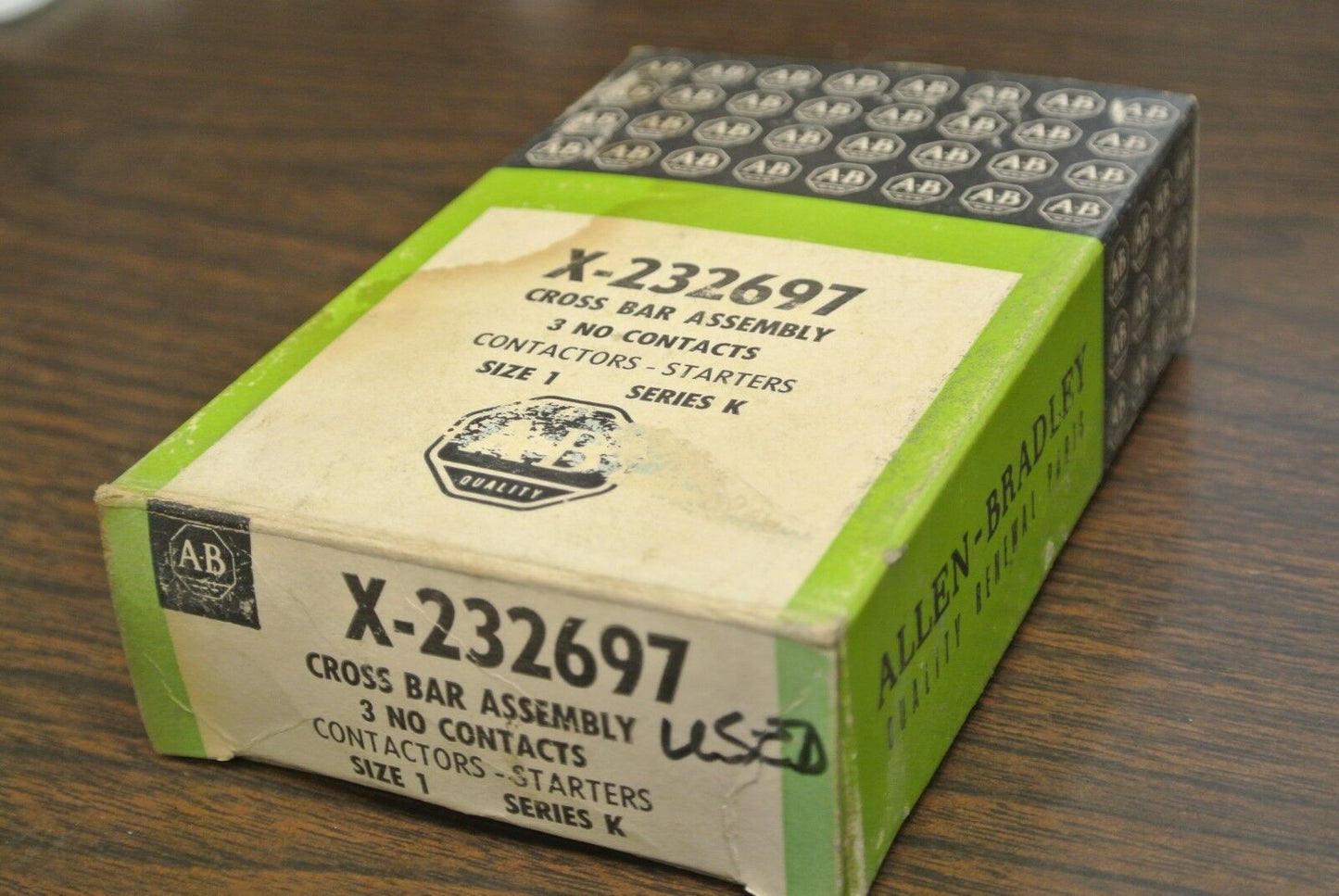 ALLEN-BRADLEY X-232697 CROSS BAR ASSEMBLY / 3NO / SIZE 1 for STARTERS CONTACTORS