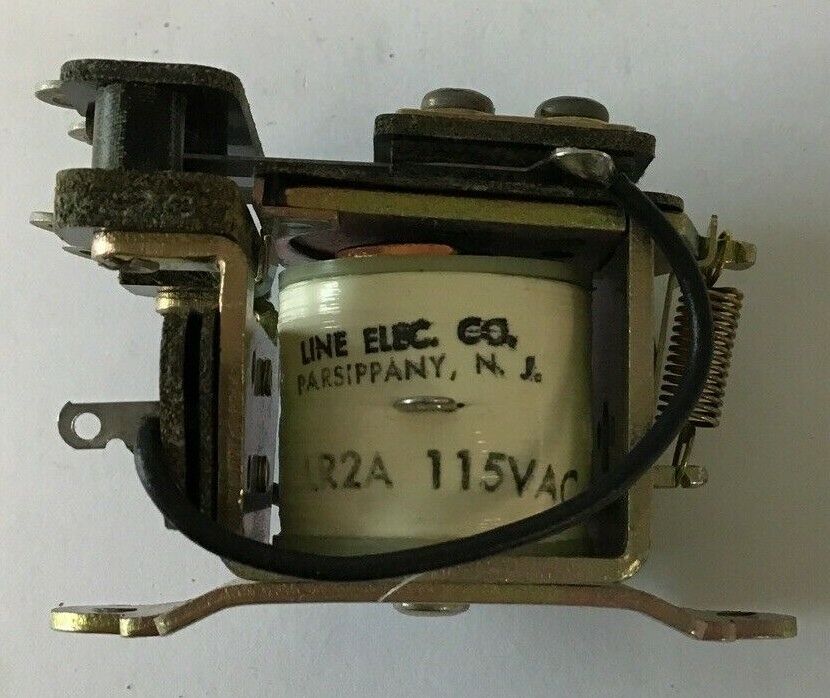 LINE ELECTRIC LR2A RELAY 2N.C. 115VAC ***LOTOF2***