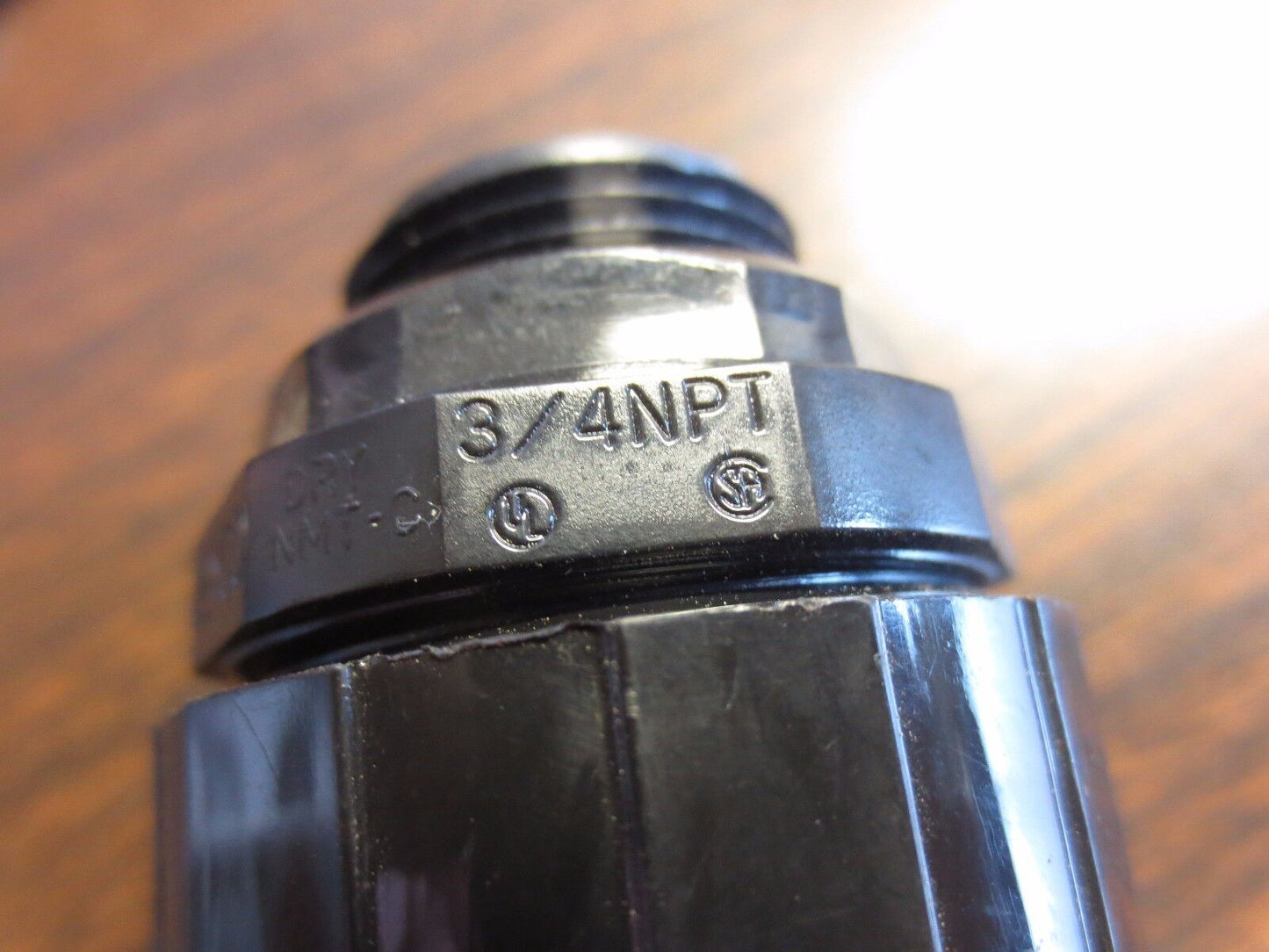 HEYCO SLC-SERIES - 3/4" NPT STRAIGHT LIQUID TIGHT CONNECTOR - NEW SURPLUS