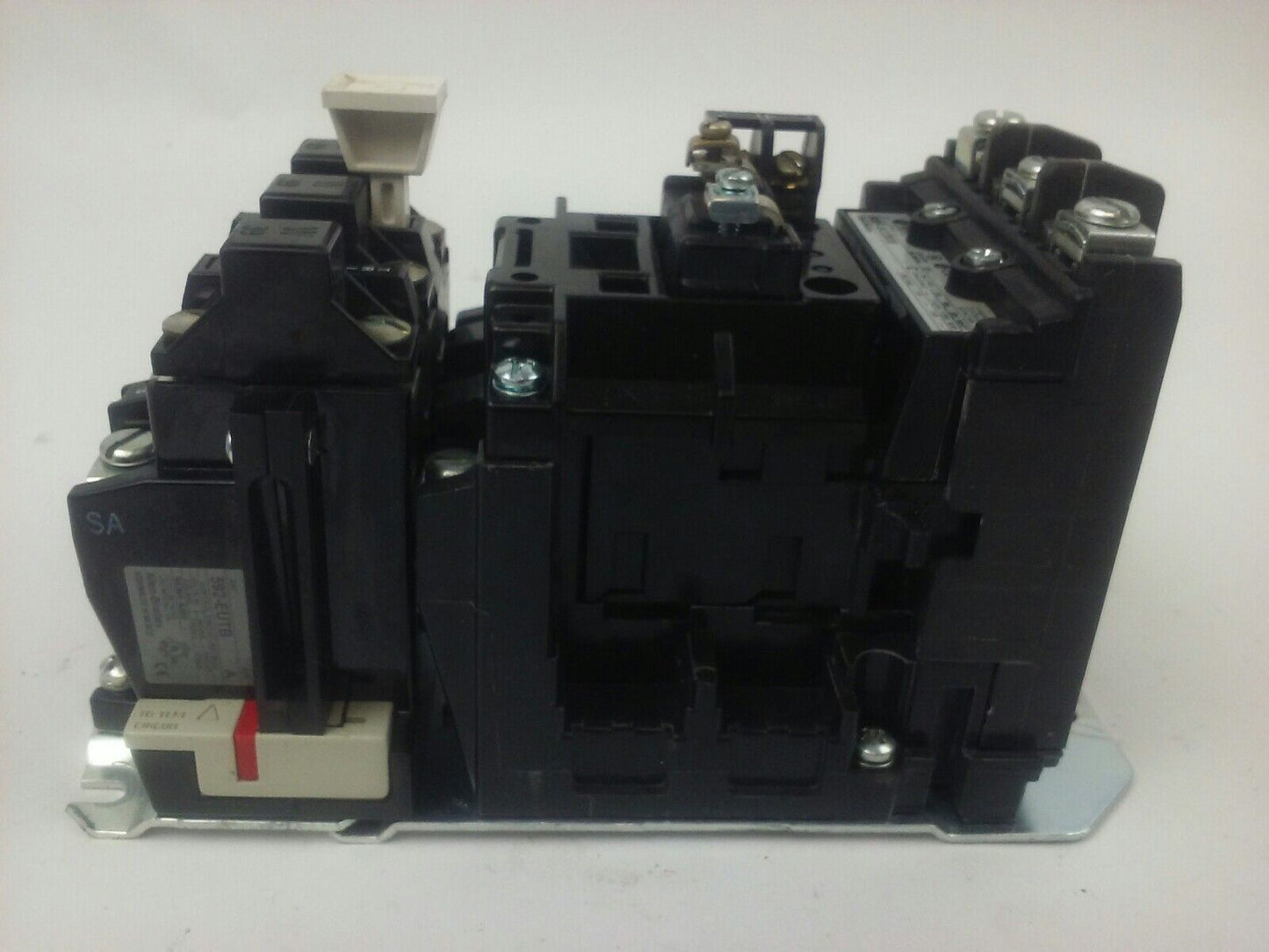 ALLEN BRADLEY 500F-BOD930 SER. C STARTER, SIZE 1, 27A, 600V, 120V COIL, W39,USED