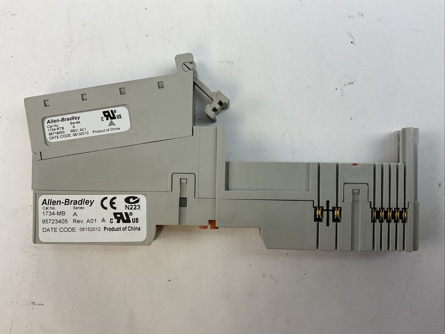 ALLEN BRADLEY 1734-MB SER A REV A01 1734-RTB SER A REV A01 (LOT OF 2)