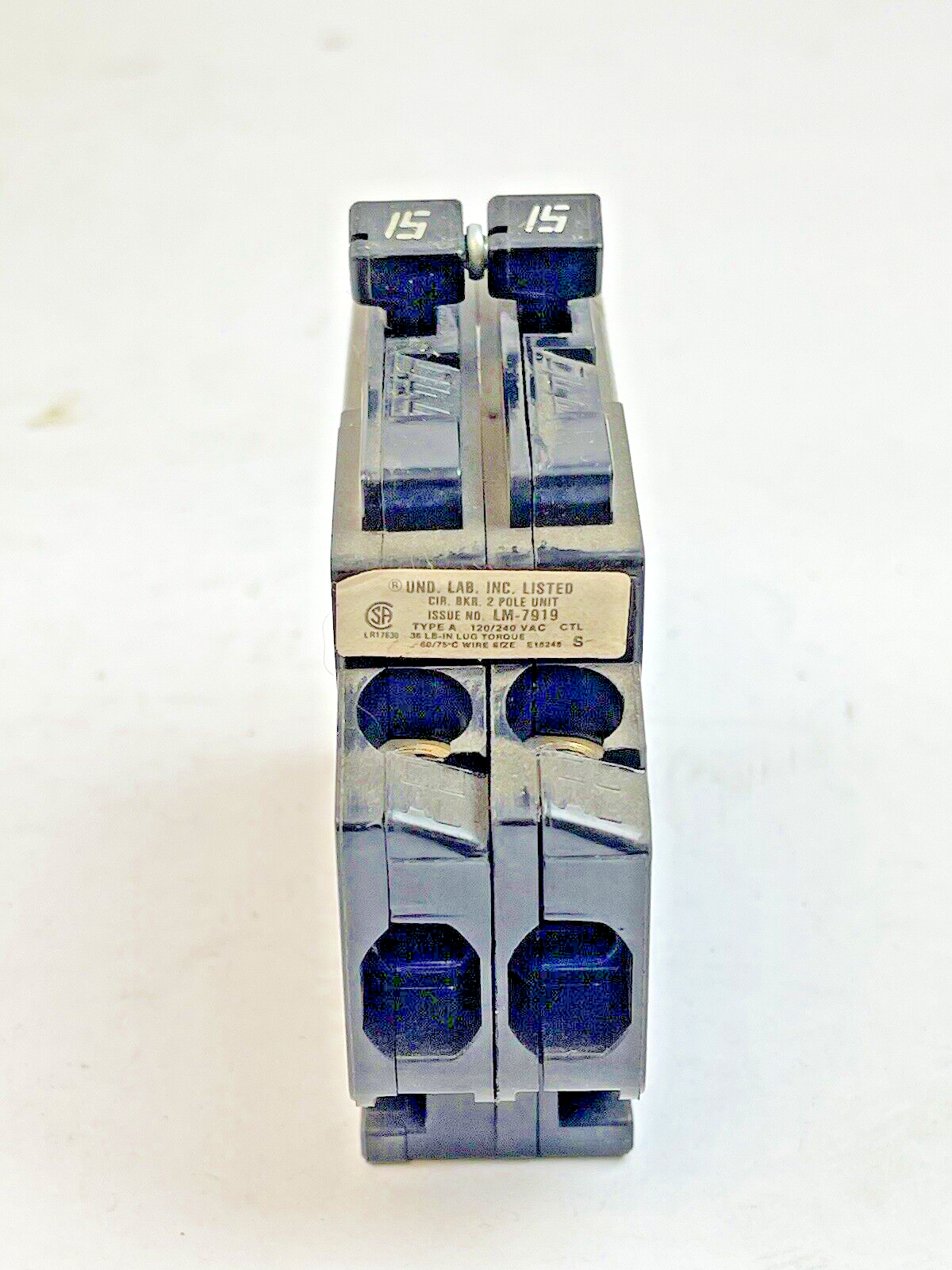 CHALLENGER *BOX OF 10*- A-215,2 POLE, 15 A, 240 VAC CIRCUIT BREAKER