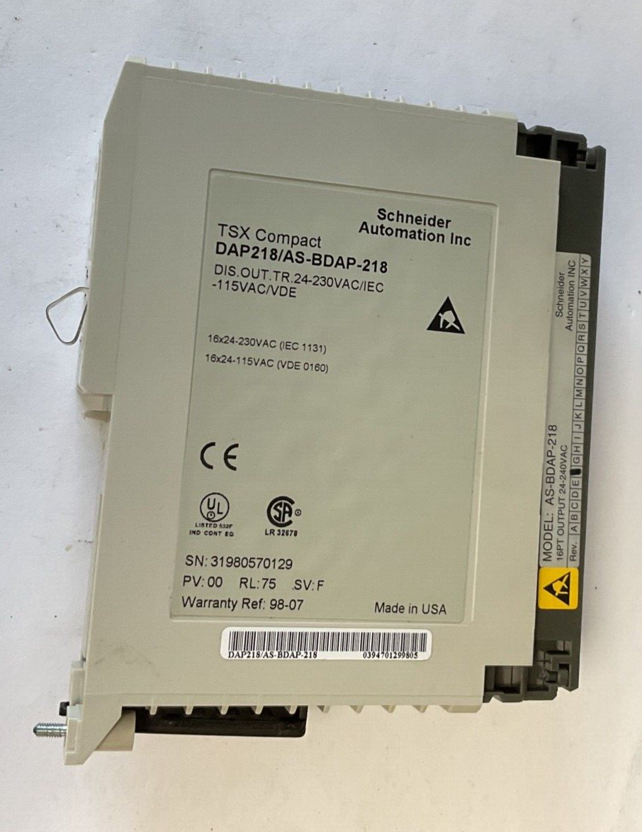 SCHNEIDER AUTOMATION DAP 218/AS-BDAP-218 INPUT MODULE