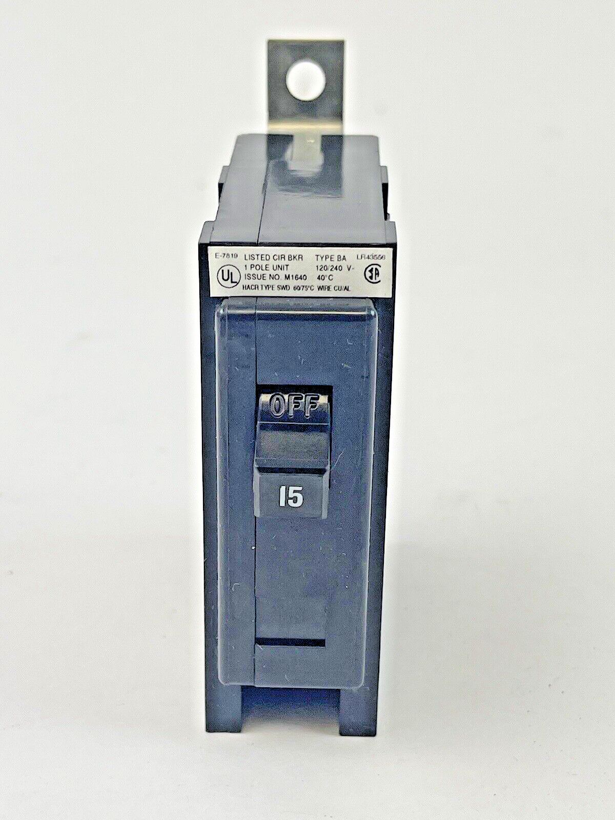 CUTLER-HAMMER *LOT OF 10* BAB1015 - 15A/1 POLE/240 VAC/QUICKLAG/BOLT-ON/BA/-NEW