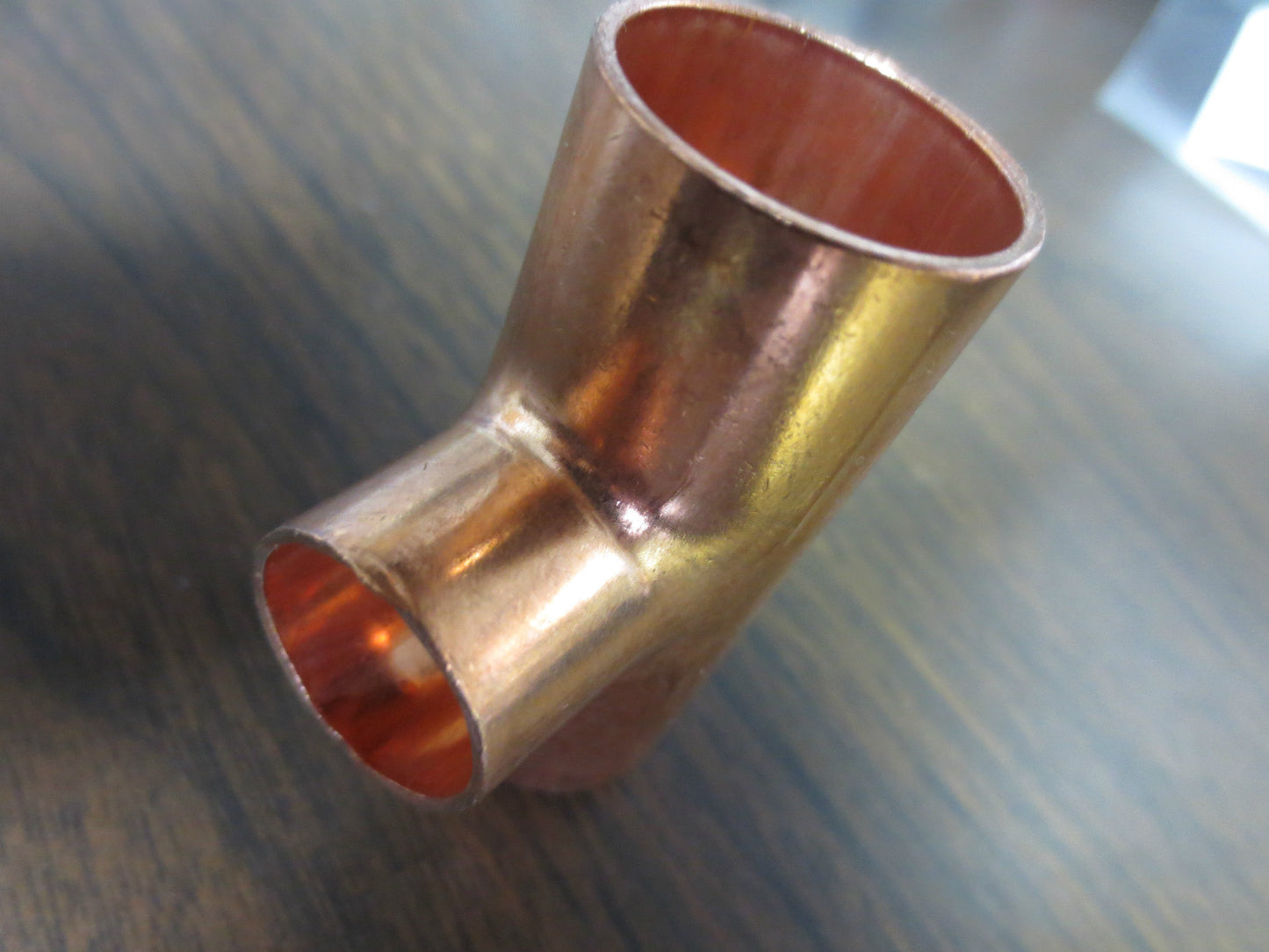 COPPER TEE 7/8" x 7/8" x 5/8" - NEW SURPLUS