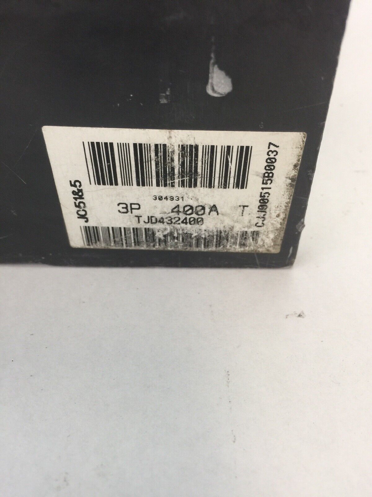 GE TJD432400 INDUSTRIAL CIRCUIT BREAKER 400AMP 240VAC 250VDC 3 POLE 240V 22kA