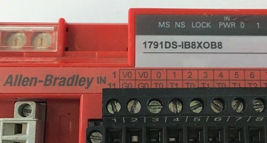 ALLEN BRADLEY, 1791DS-IB8XOB8 8 INPUT/OUTPUTS 24VDC SERIES A COMPACT BLOCK