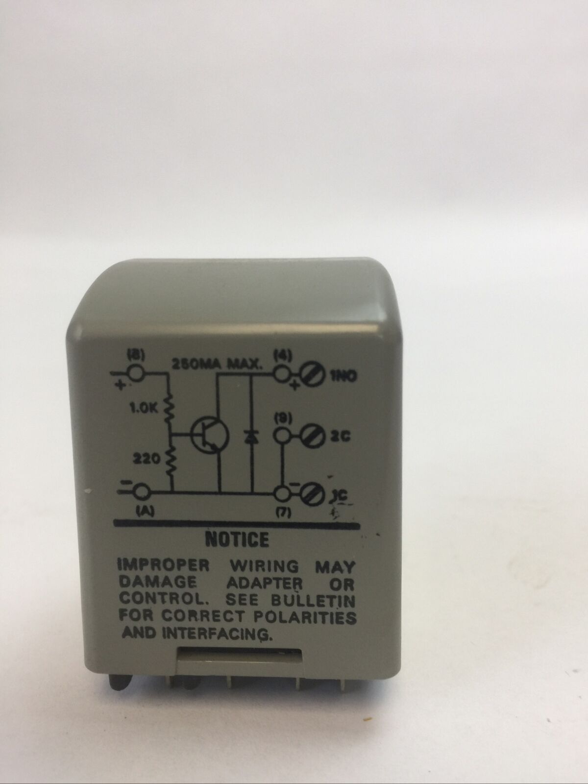 PHOTOSWITCH 63-67 SOLID STATE LOGIC OUTPUT OPEN COLLECTOR ADAPTER