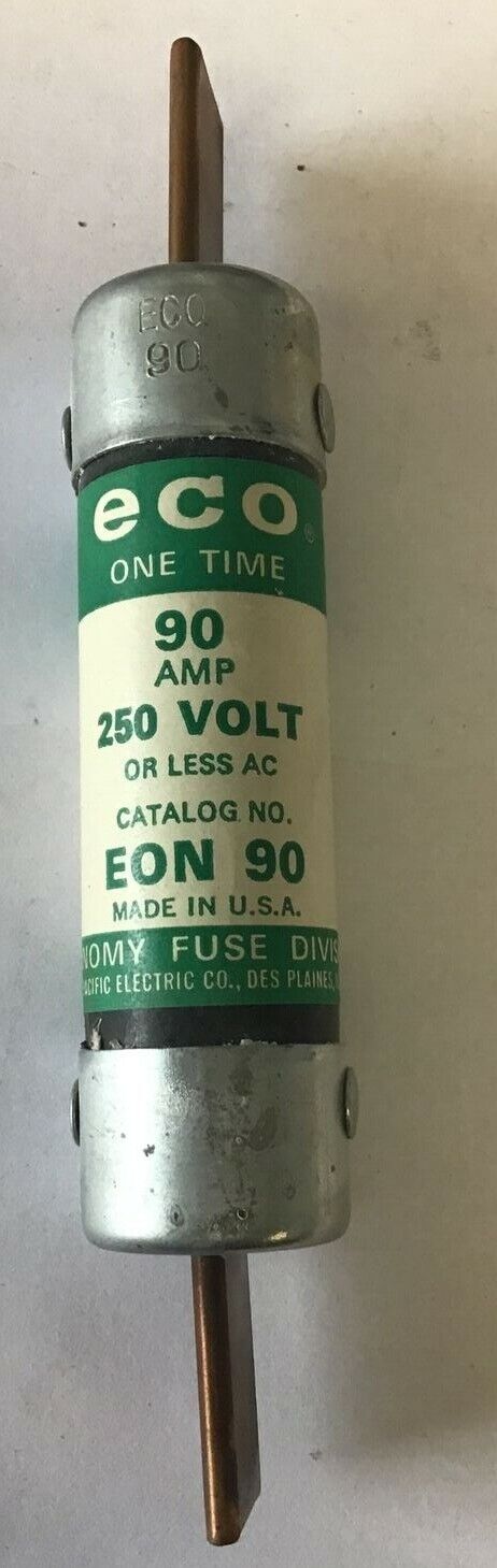 ECONOMY EON 90 ONE TIME FUSE 90A 250V ***LOTOF5***