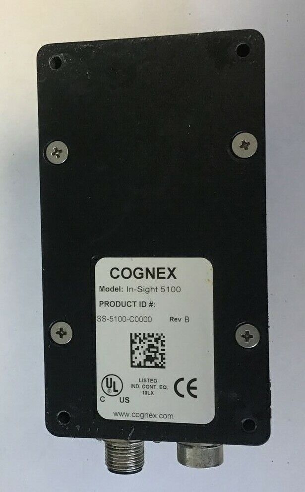 COGNEX IN-SIGHT 5100 VISION CAMERA SENSOR SS-5100-C0000 REV.B
