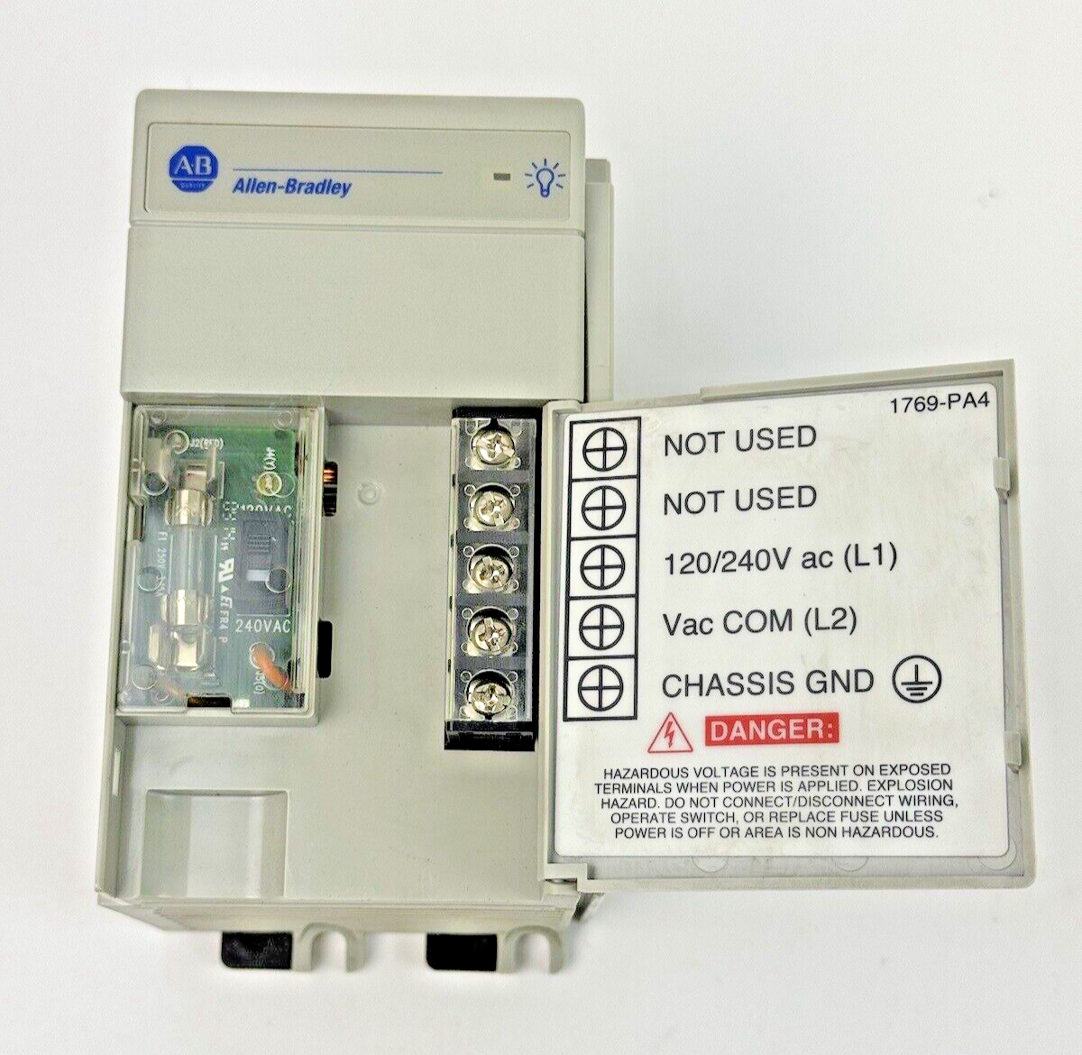 ALLEN BRADLEY 1769-PA4 SER. A F/W REV. N/A DIR/VER 10000392629/01 POWER SUPPLY