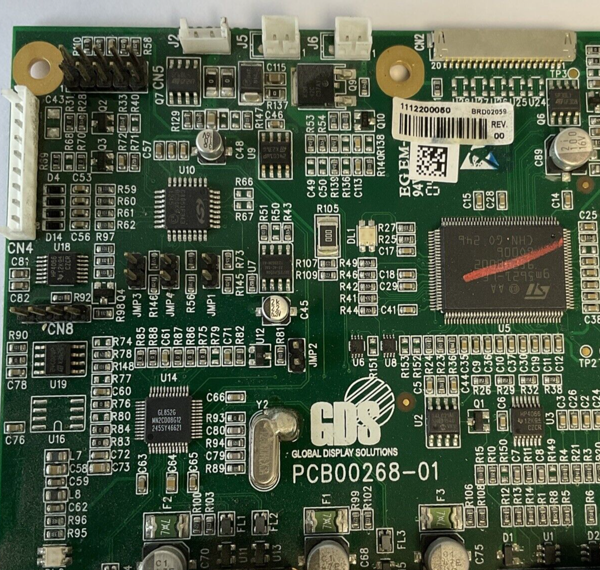 GLOBAL DISPLAY SOLUTION PCB00268-01 INVERTER 1112200050 REV.00