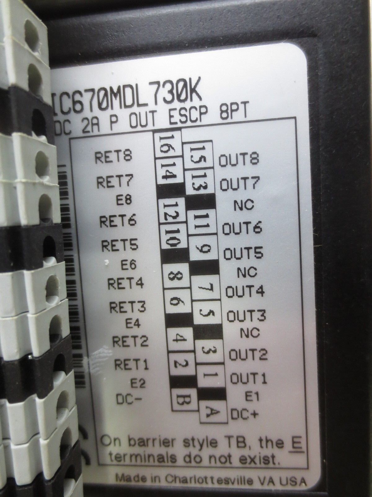 FANUC IC670PBI001-EG PROFIBUS DP + IC670MDL730K + IC670MDL640L + IC670CHS002F