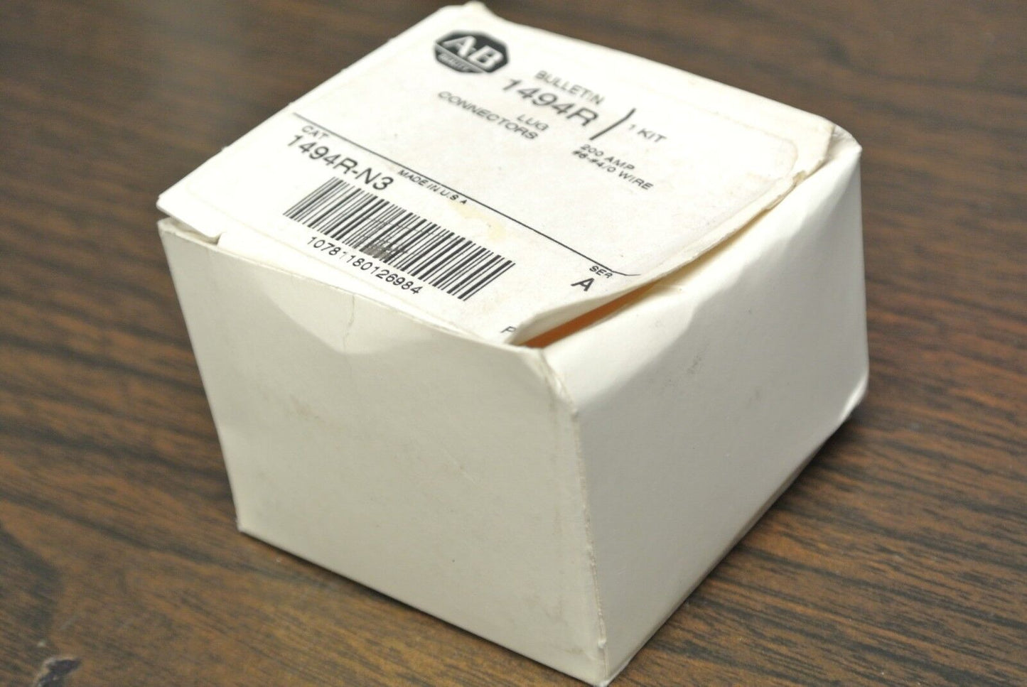 ALLEN-BRADLEY 1494R-N3 / LUG CONNECTOR KIT / 200A / #6-#4/0 WIRE / NEW SURPLUS