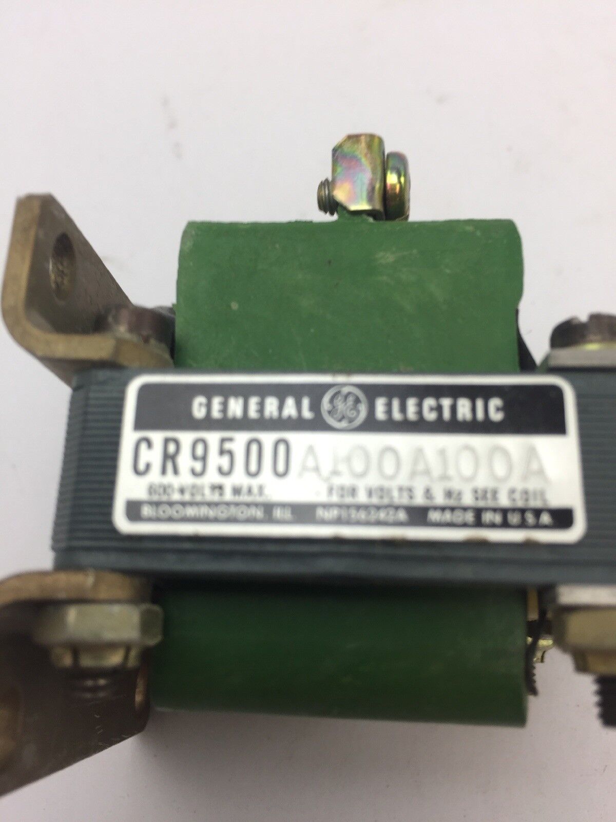 GE CR9500A100A100A SOLENOID 415V 50HZ PULL TYPE END MTG * NO PLUNGER *